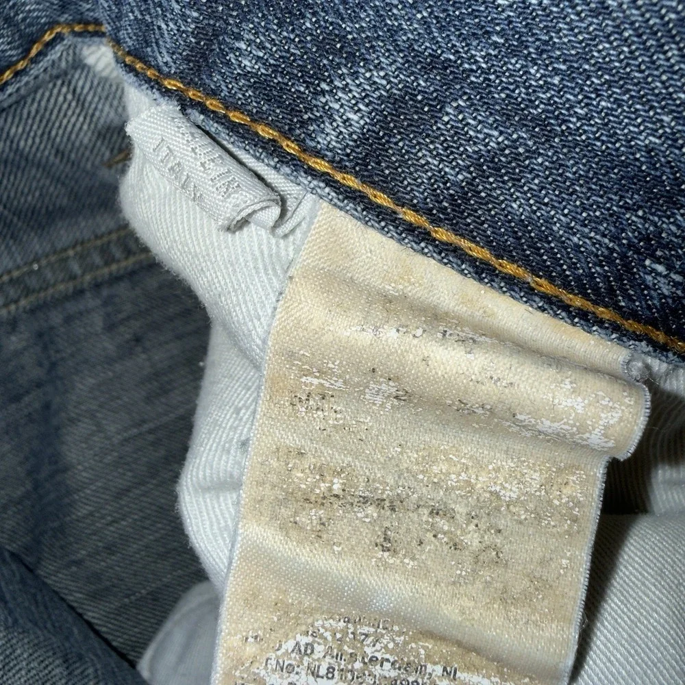 G‎ Star Raw Jeans Mens 28x32 3301 Original Straight Button Fly Whiskered Skater